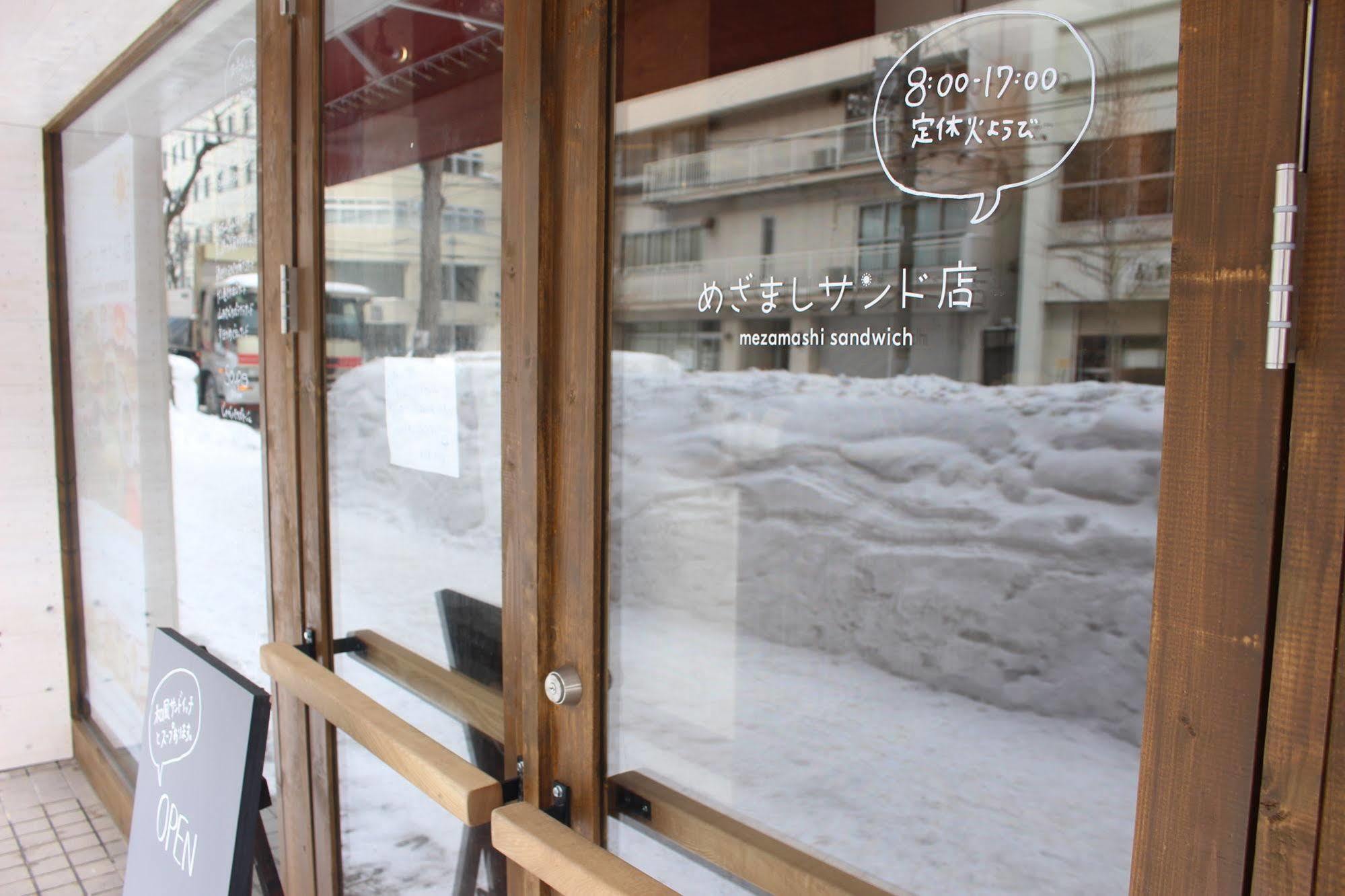 Mezamashi Sandwich Sapporo Exteriör bild